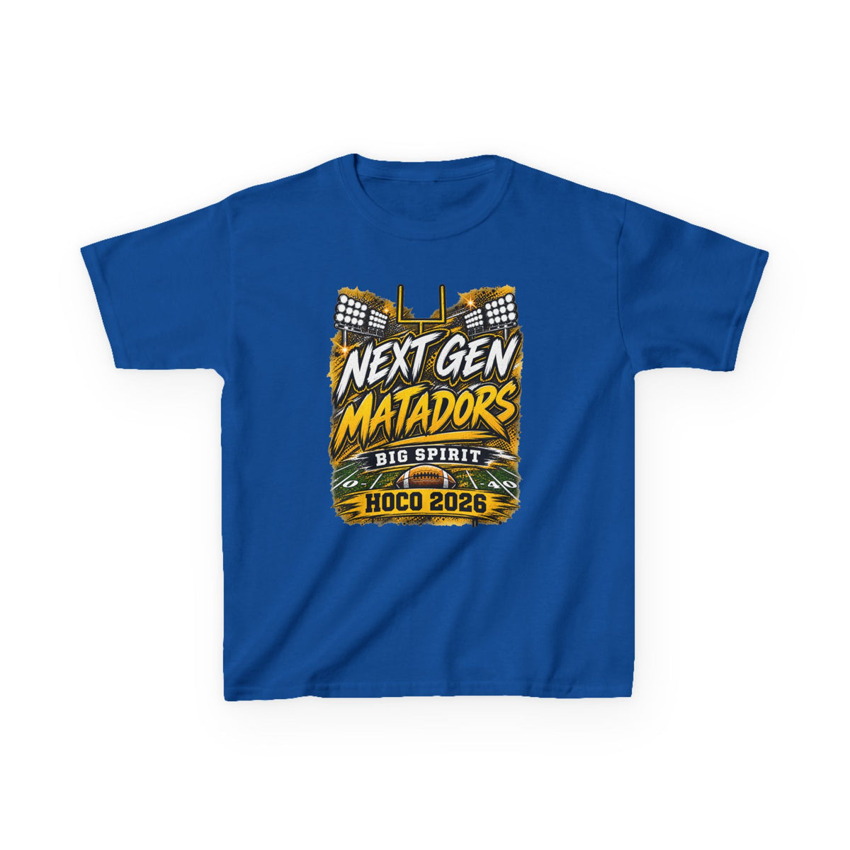 Kids Tee — "Next Gen Matadors" HOCO 2026 Big Spirit School Spirit Shirt