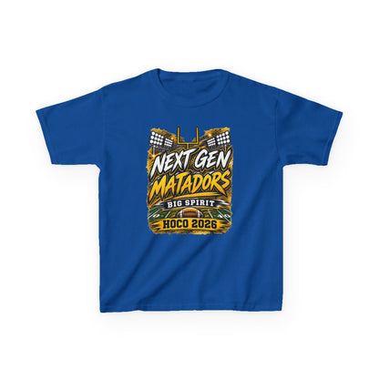 Kids Tee — "Next Gen Matadors" HOCO 2026 Big Spirit School Spirit Shirt