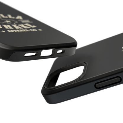 Black w/Ivory Logo lmpact-Resistant Phone Cases