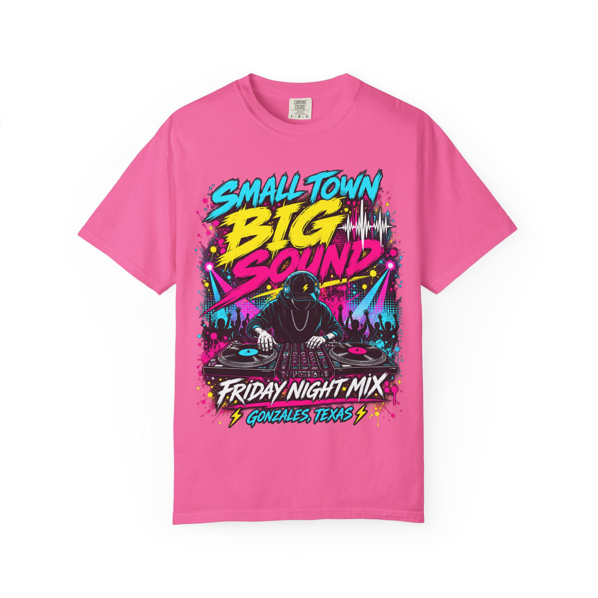 Small Town Big Sound DJ T-Shirt — Friday Night Mix Graphic Tee