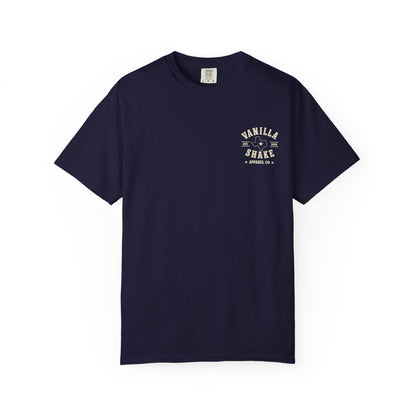 Mr. & Mrs. Shake Logo 2 - Unisex Garment-Dyed T-shirt