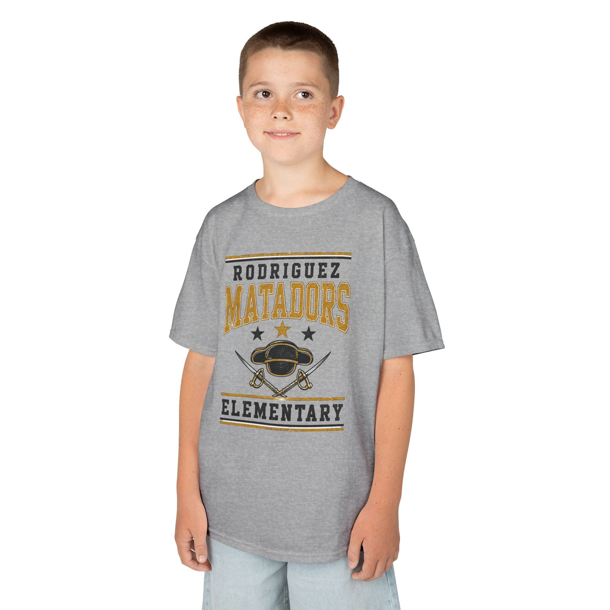 Rodriguez Matadors Elementary Kids T-Shirt — School Spirit Tee