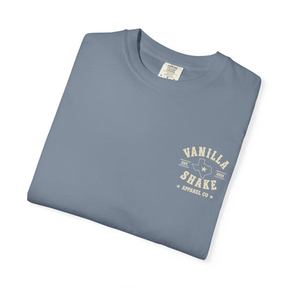Mr. & Mrs. Shake Logo 2 - Unisex Garment-Dyed T-shirt