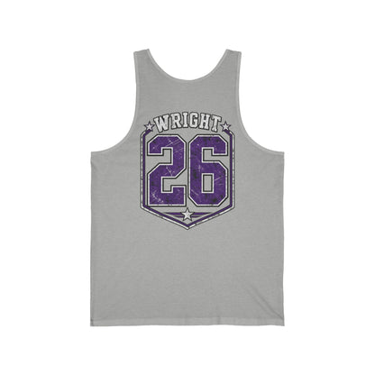 Panthers Friday Nights Football Tank — Personalized 'Wright 26' Athletic Club Jersey