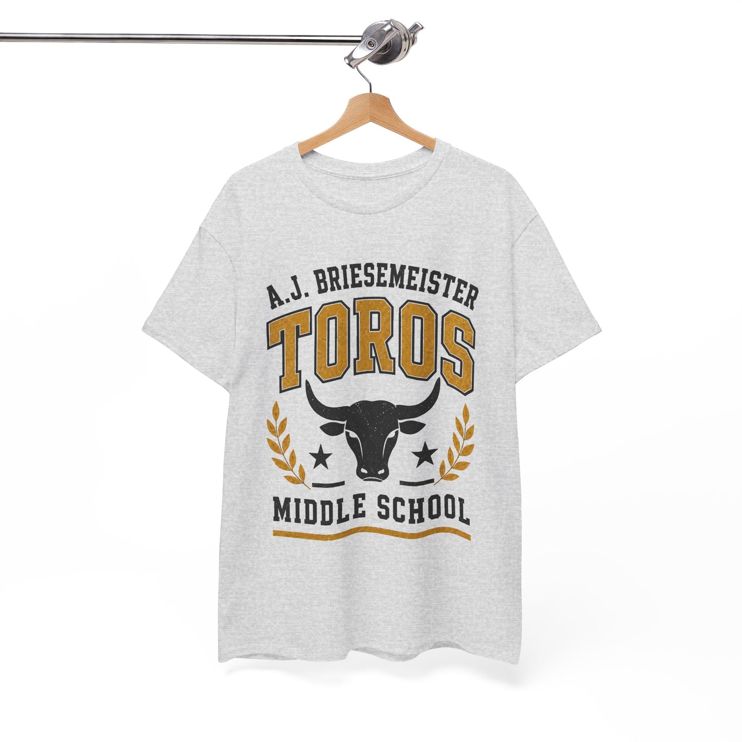 Toros Middle School Tee — A.J. Briesemeister School Spirit T-Shirt