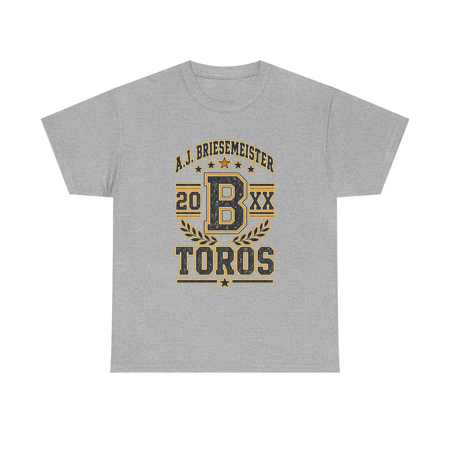 Toros Sports Crest Tee — A.J. Briesemeister Vintage Athletic Shirt