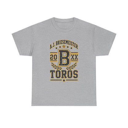 Toros Sports Crest Tee — A.J. Briesemeister Vintage Athletic Shirt