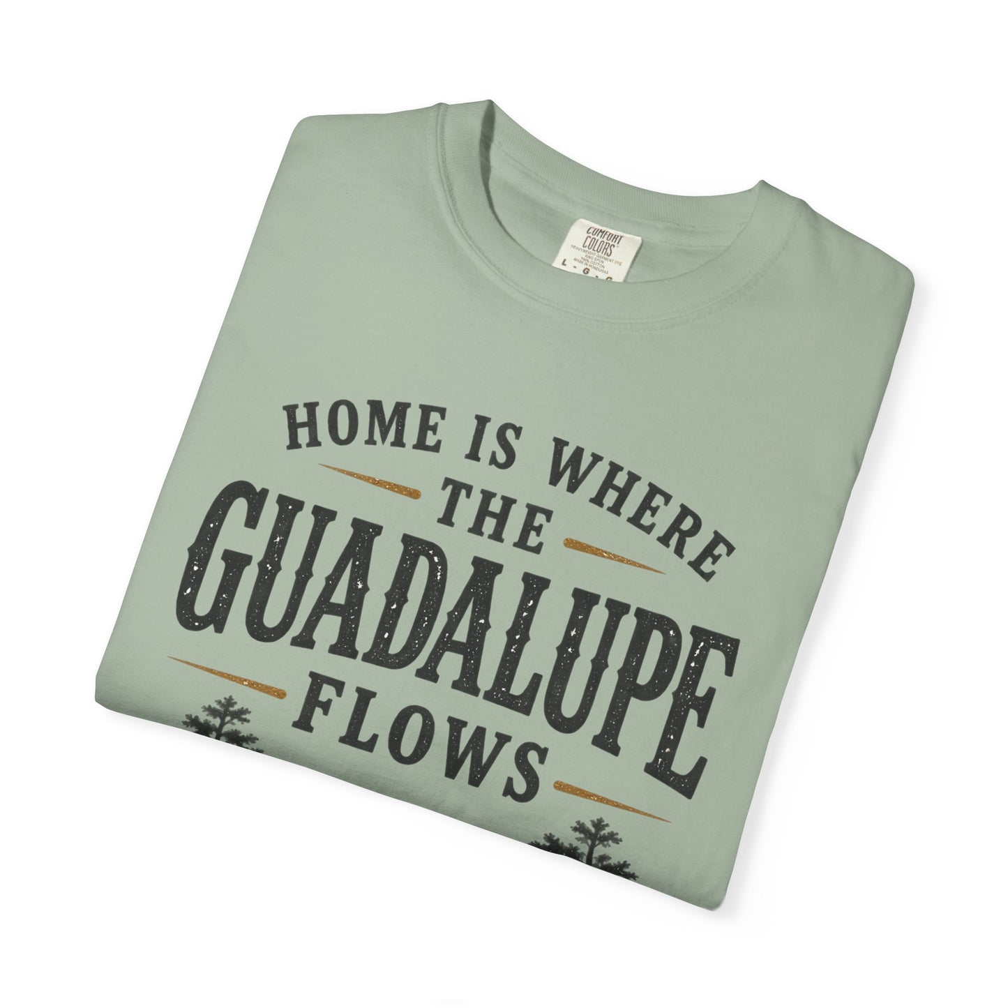 Guadalupe River T-Shirt — "Home Is Where The Guadalupe Flows" Vintage Outdoors Tee