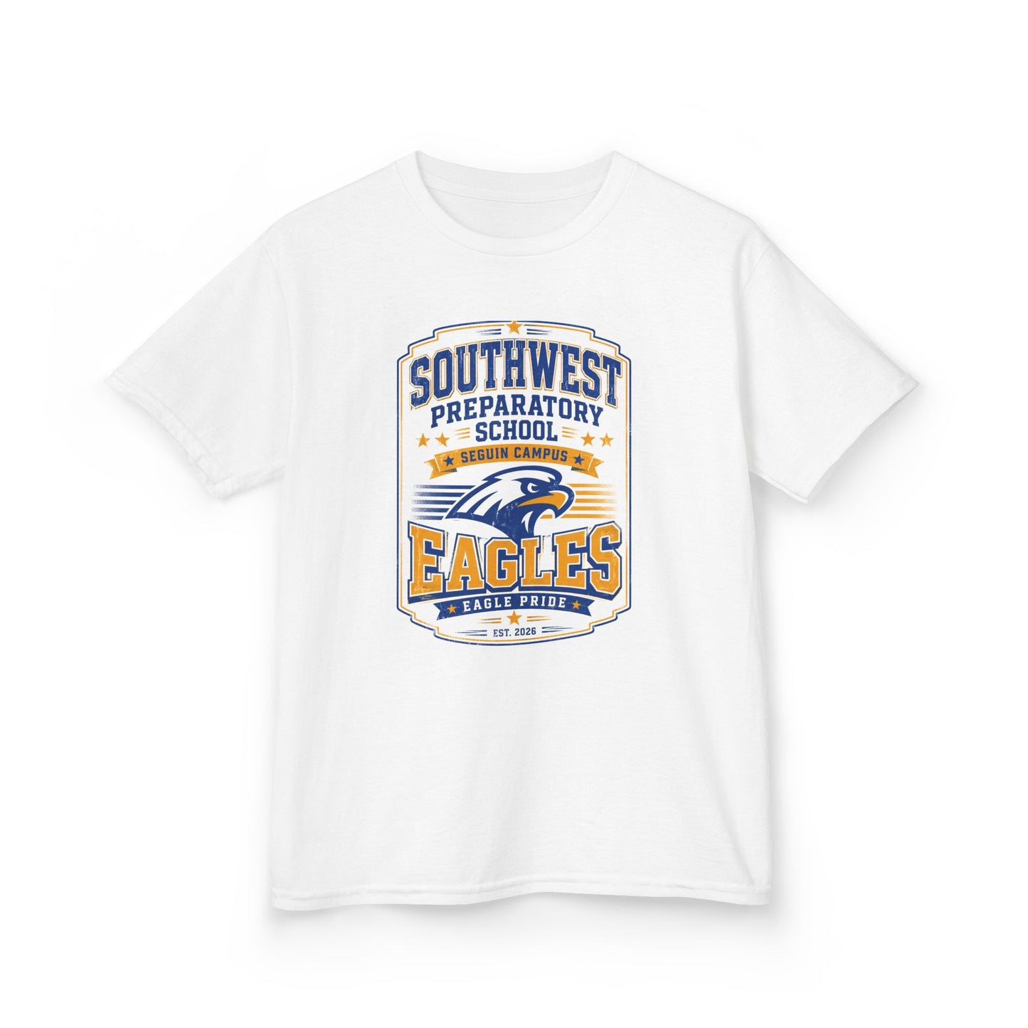 Kids T-Shirt — Southwest Preparatory School Eagles Mascot Tee
