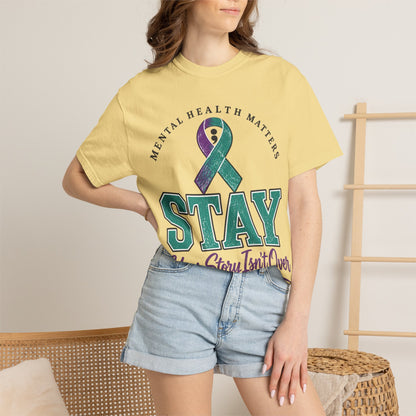 Mental Health Awareness 'Stay — Your Story Isn't Over' T-Shirt