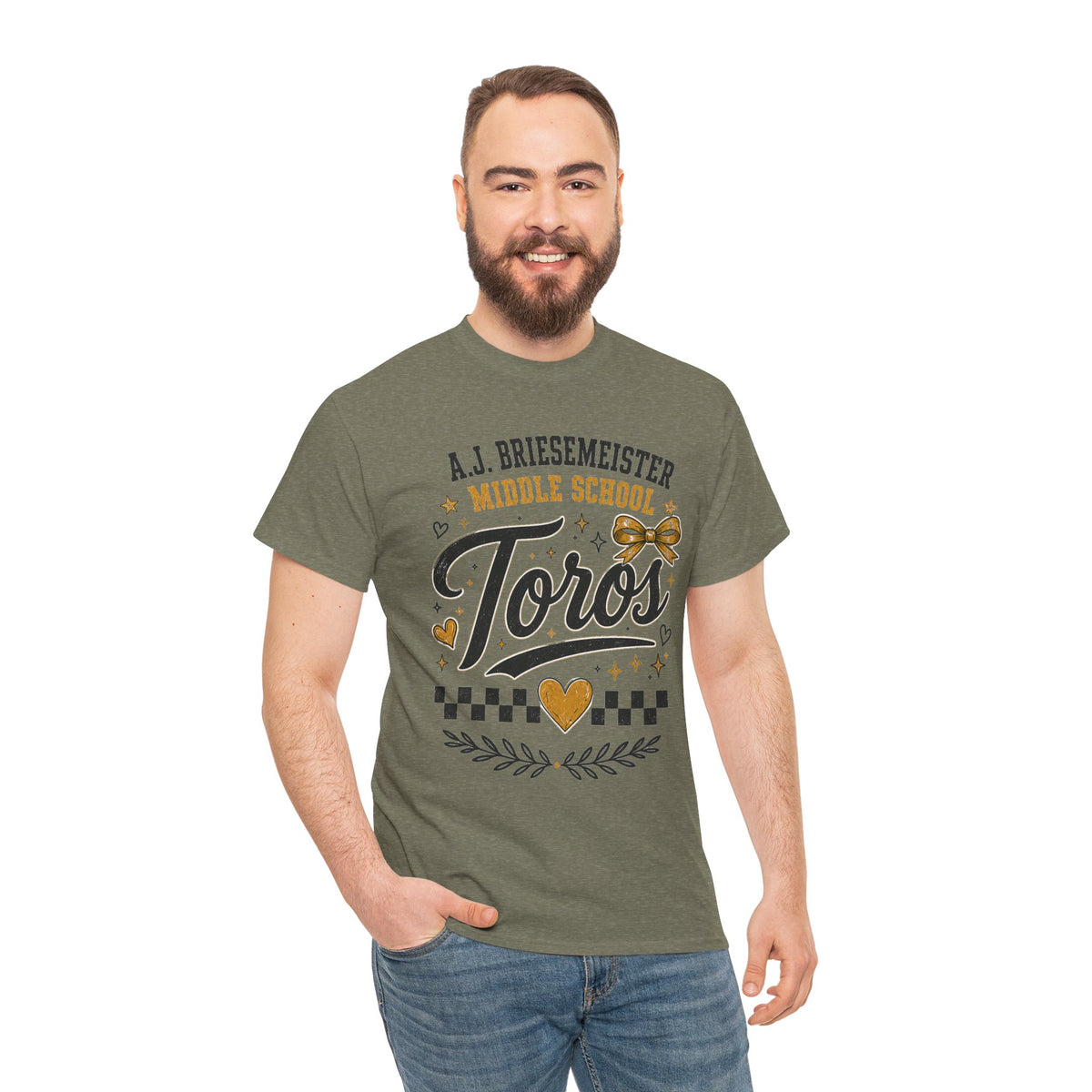 Toros Middle School Tee — L.J. Briesemaster School Spirit Shirt