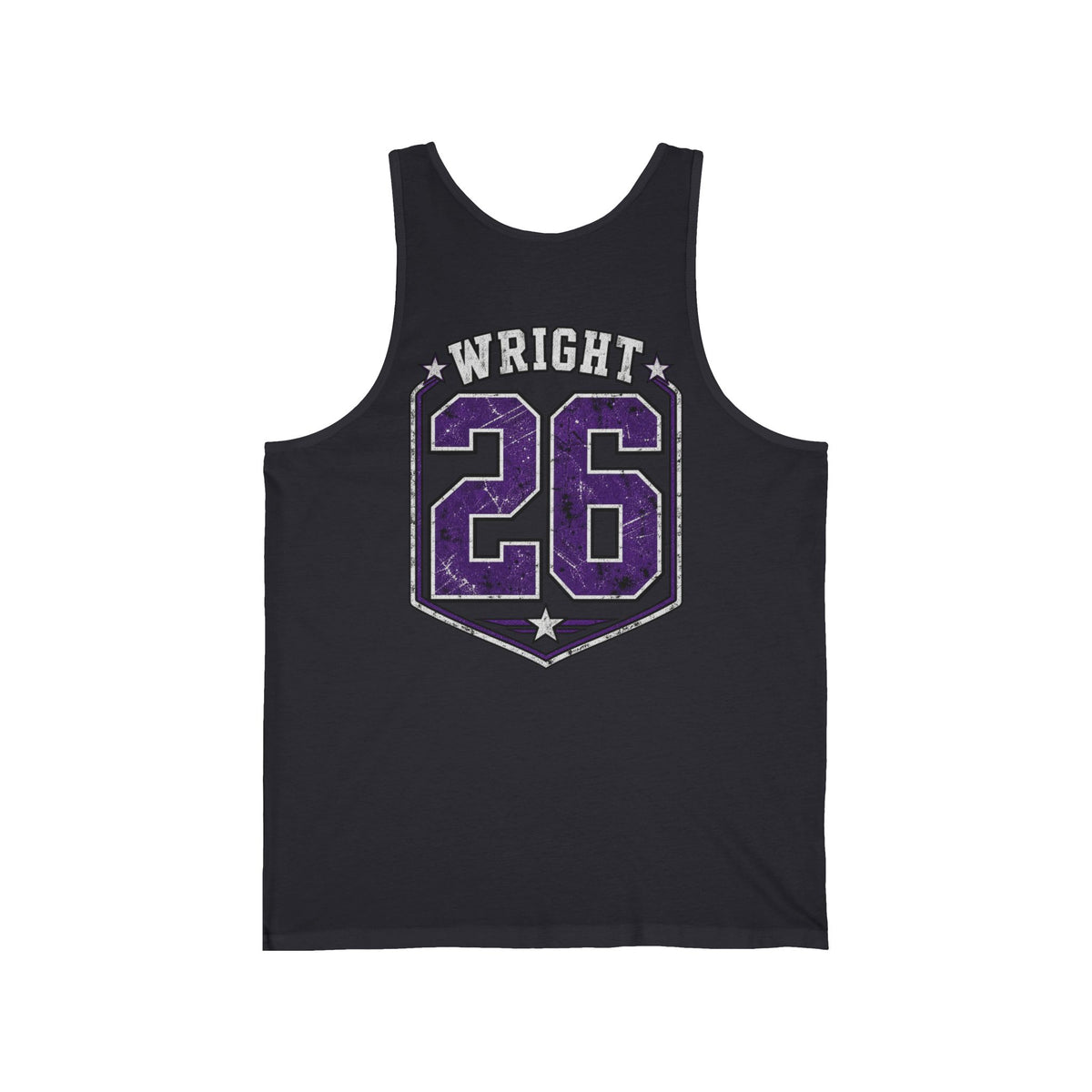 Panthers Friday Nights Football Tank — Personalized 'Wright 26' Athletic Club Jersey