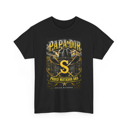 Matador Dad T-Shirt – "Papa-Dor" Proud Matador Design