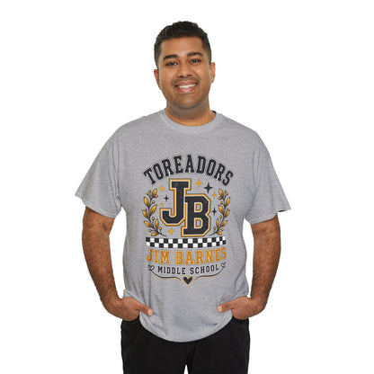 Toreadors JB Jim Barnes Middle School Tee — School Spirit Graphic T-Shirt