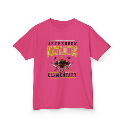Jefferson Matadors Elementary Kids T-Shirt — School Spirit Tee
