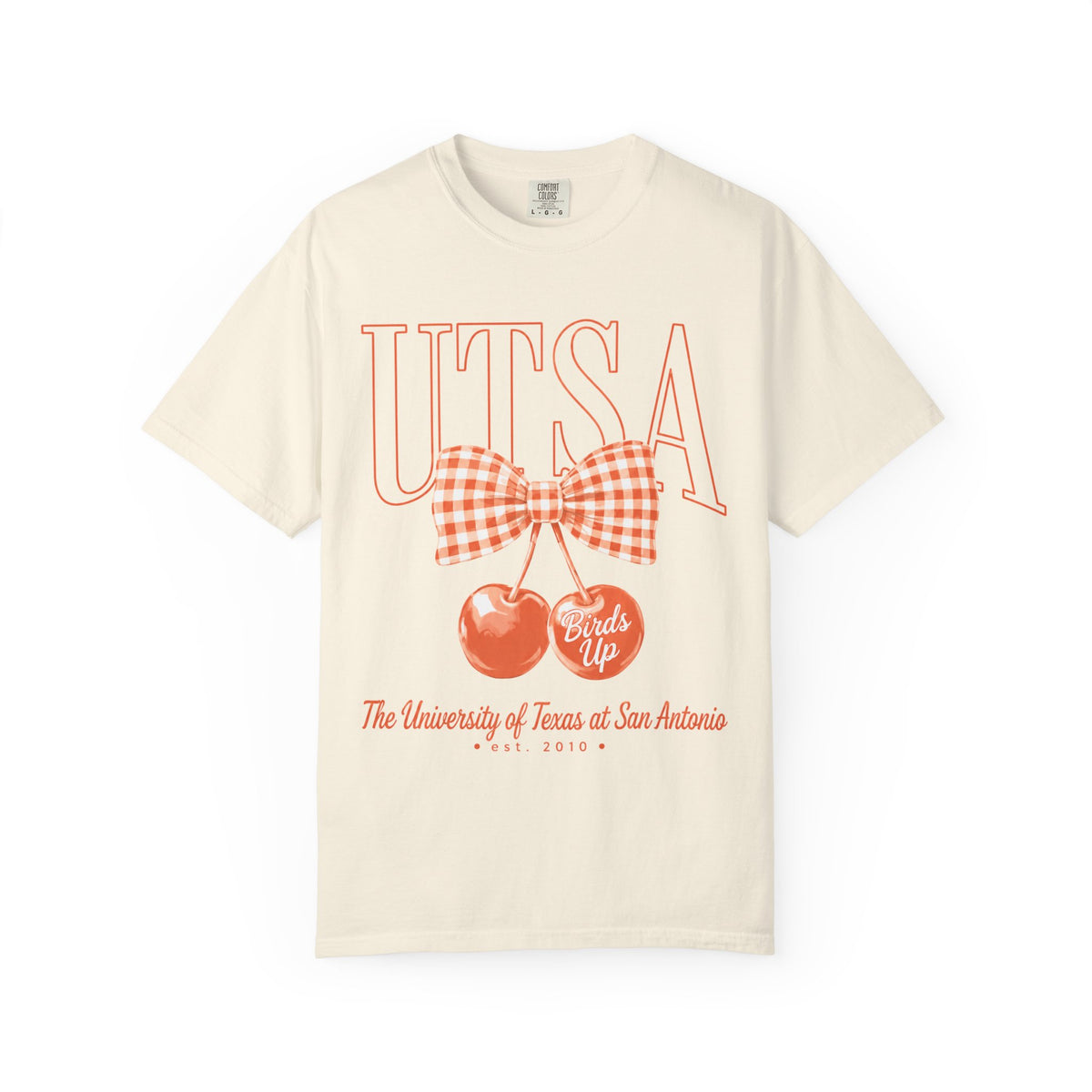 UTSA Cherries Graphic T-Shirt — "Birds Up" University of Texas San Antonio Tee