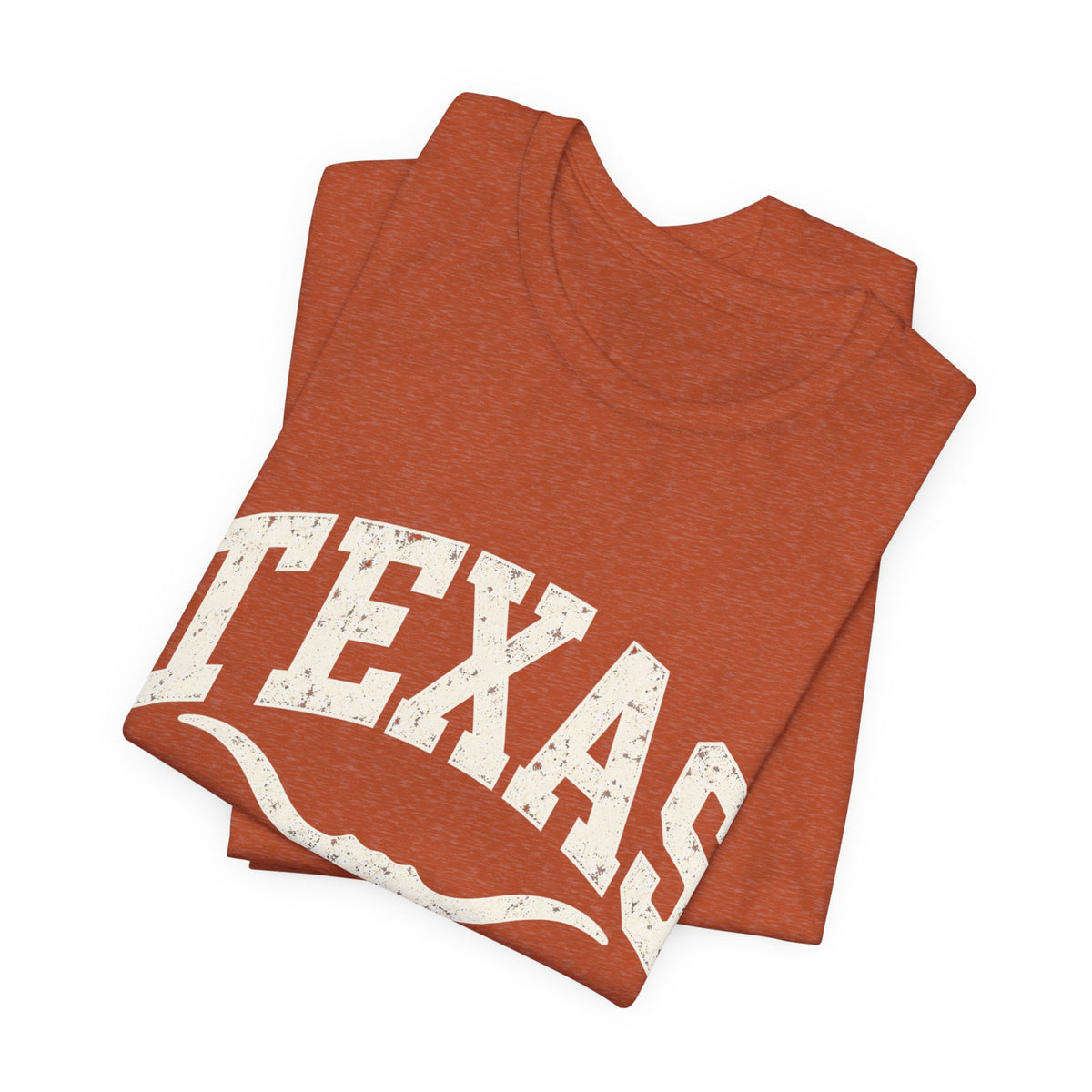 Texas Longhorns Retro Tee — Vintage Burnt Orange College T-Shirt