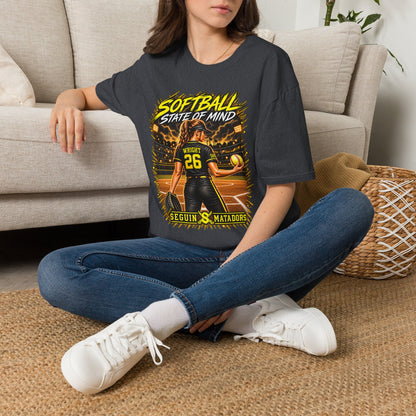 Custom Seguin Matador Softball Player Tee | Personalized Name & Jersey Number