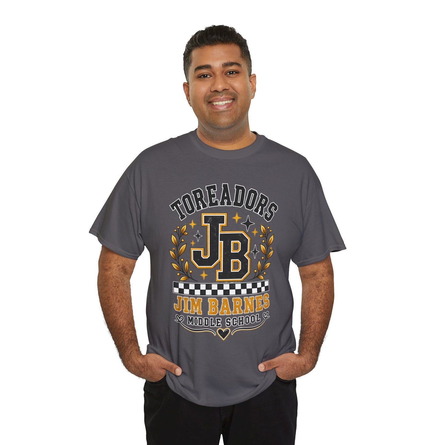 Toreadors JB Jim Barnes Middle School Tee — School Spirit Graphic T-Shirt