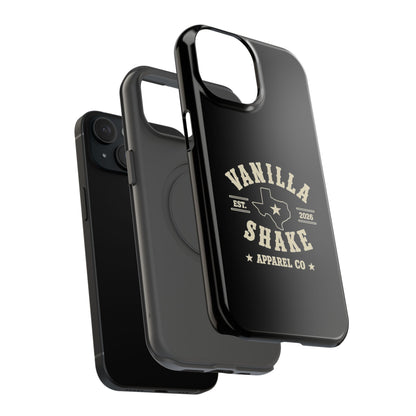 Black w/Ivory Logo lmpact-Resistant Phone Cases