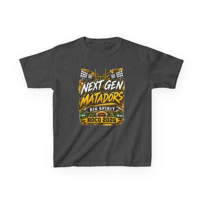Kids Tee — "Next Gen Matadors" HOCO 2026 Big Spirit School Spirit Shirt