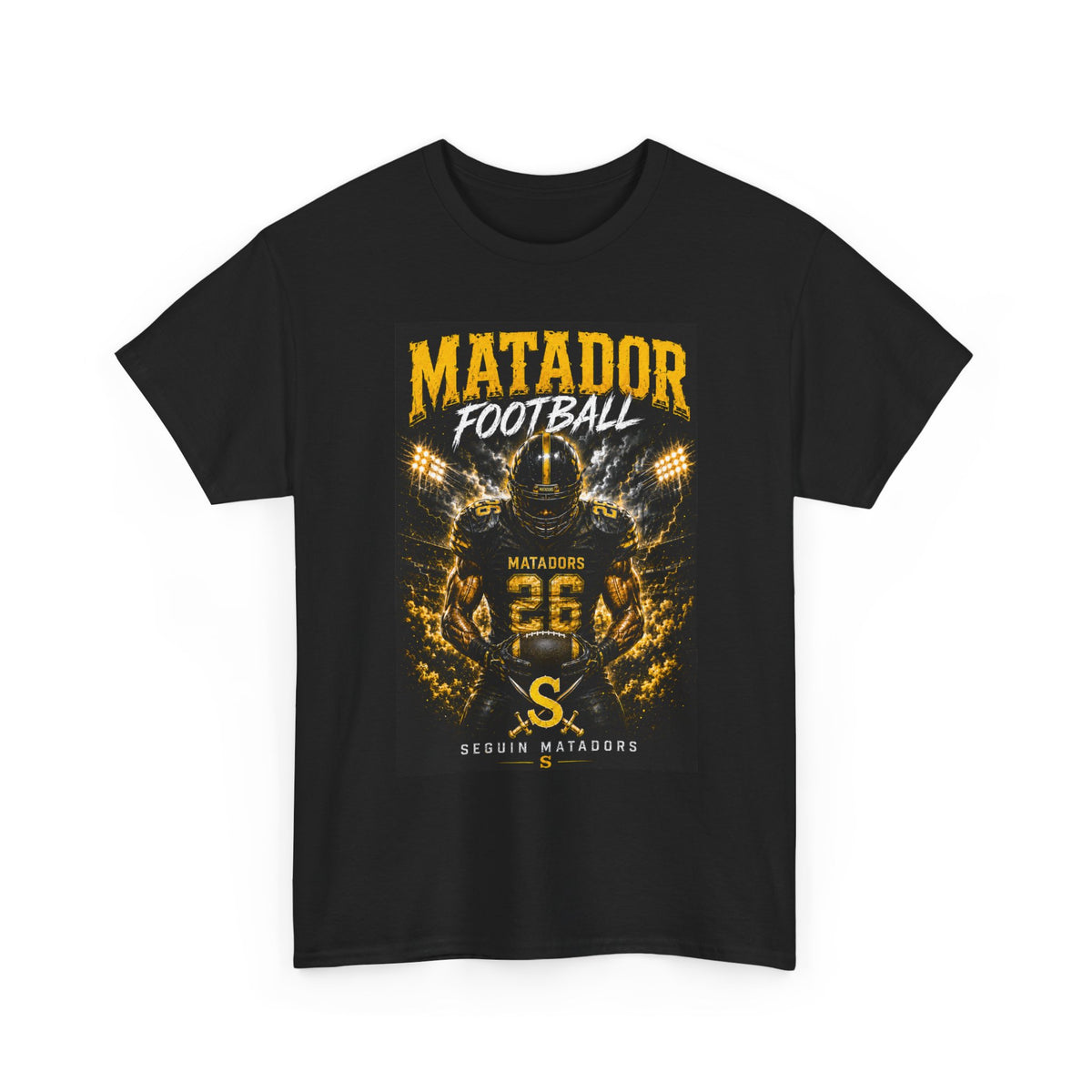 Matador Football Team Tee — Vintage Helmet Graphic Jersey Shirt