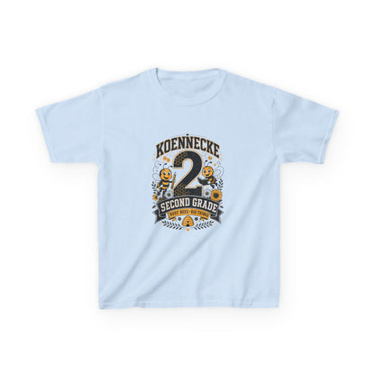 Koennecke 2 Second Grade Kids T-Shirt — Personalized Back-to-School Tee