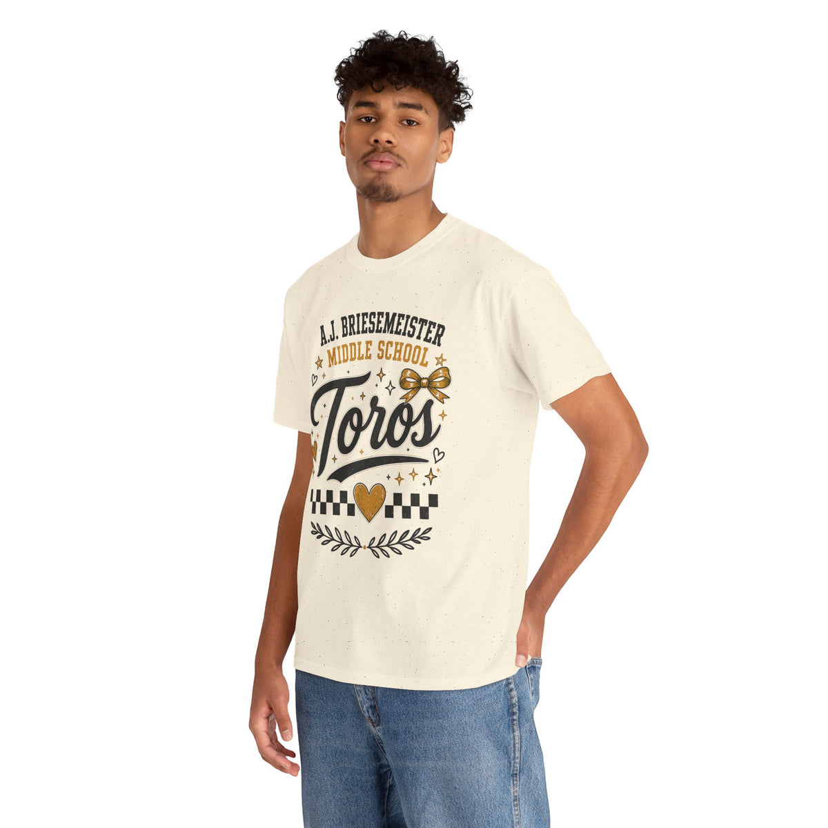 Toros Middle School Tee — L.J. Briesemaster School Spirit Shirt