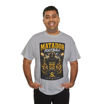 Matador Football Team Tee — Vintage Helmet Graphic Jersey Shirt