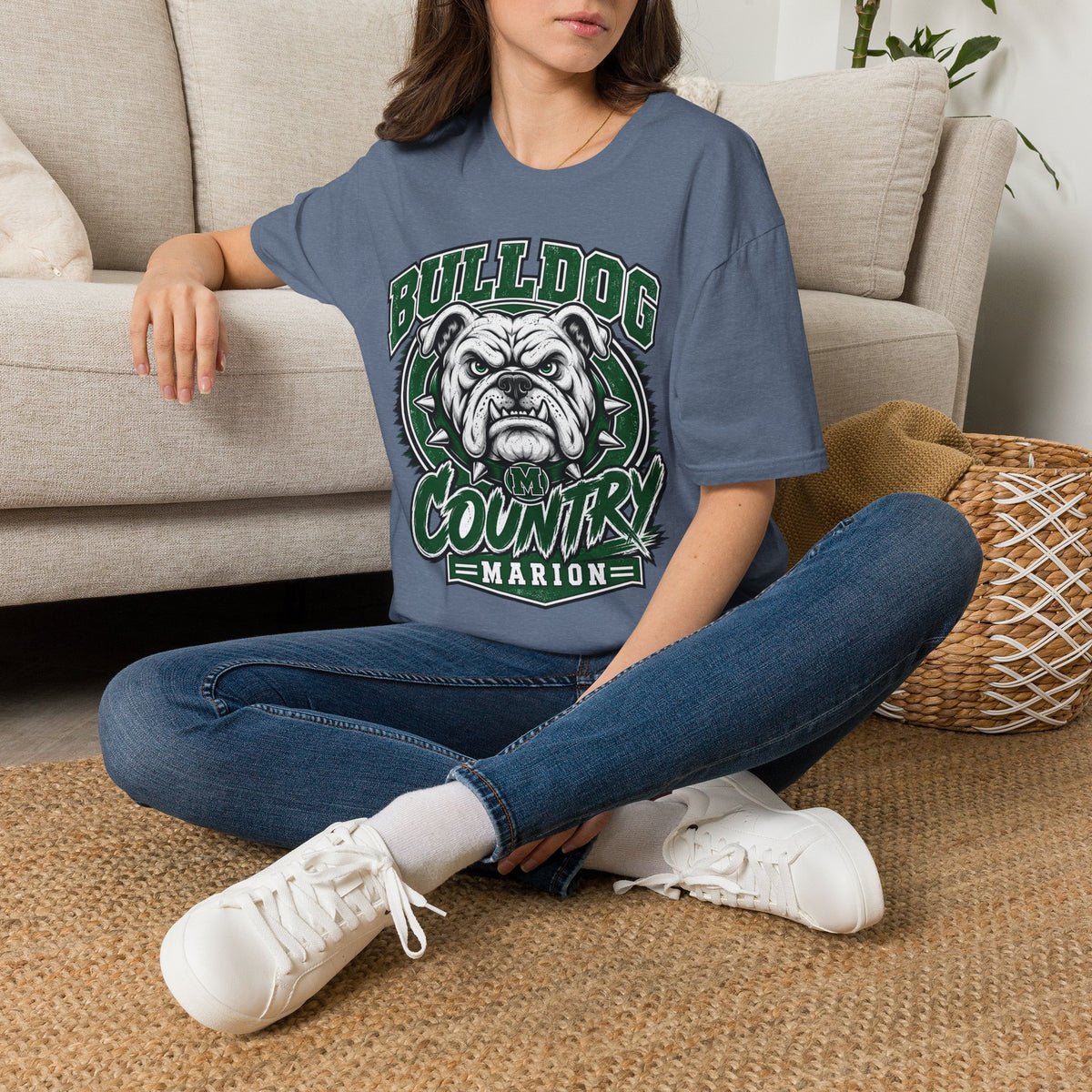 Bulldog Country T-Shirt — Marion School Mascot Tee