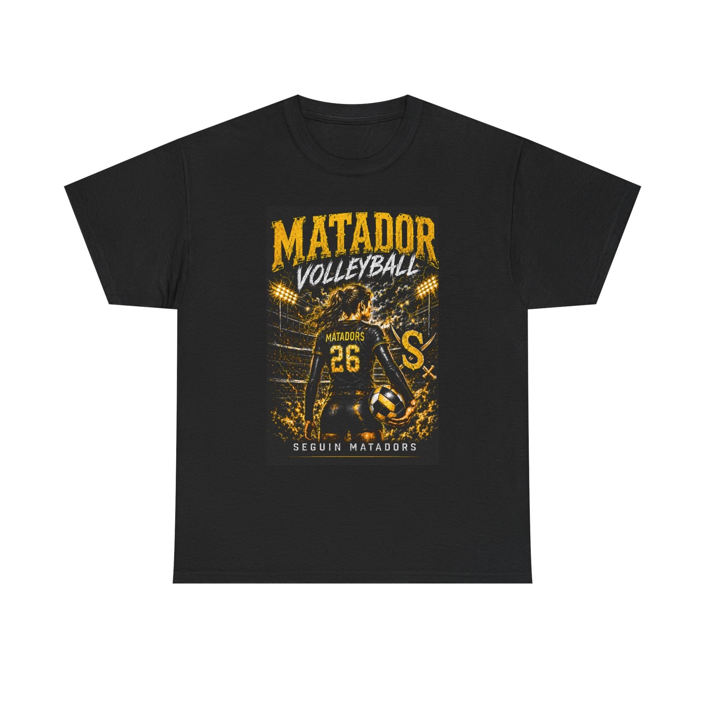 Matador Volleyball Team Tee — Sequoia Matadors Jersey Design