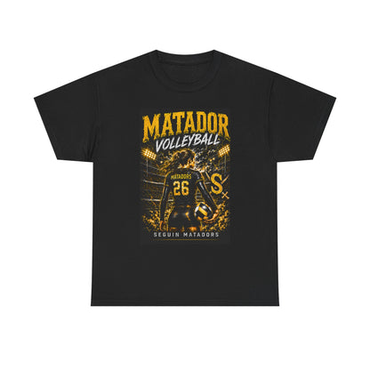 Matador Volleyball Team Tee — Sequoia Matadors Jersey Design