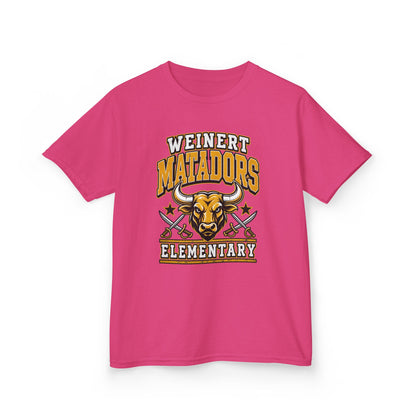 Weinert Matadors Elementary Kids T-Shirt — School Mascot Tee