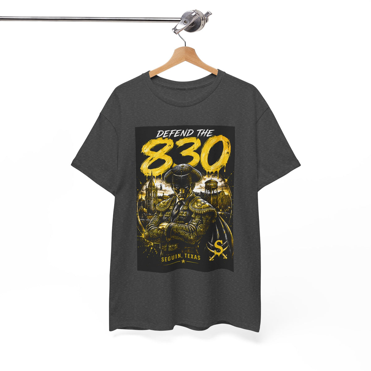 Defend The 830 Matador T-Shirt — San Antonio Pride, Military/Streetwear Graphic Tee