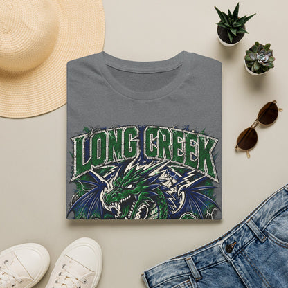 Long Creek Dragons T-Shirt — Vintage Green Dragon School Spirit Tee