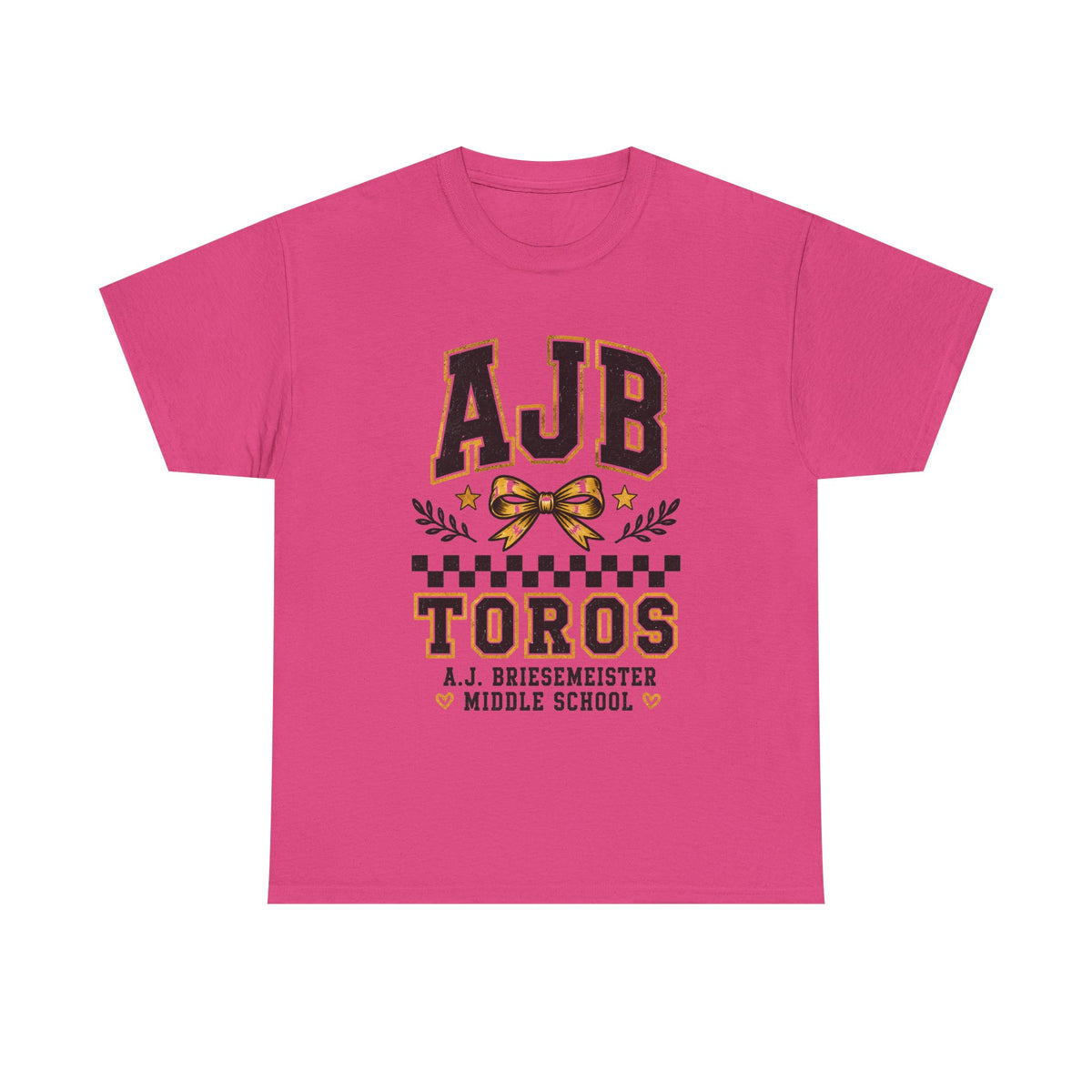 AJB Toros Middle School T-Shirt — AJ Bresemeister School Spirit Tee