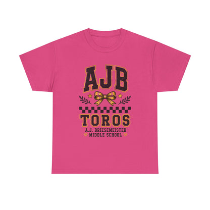 AJB Toros Middle School T-Shirt — AJ Bresemeister School Spirit Tee