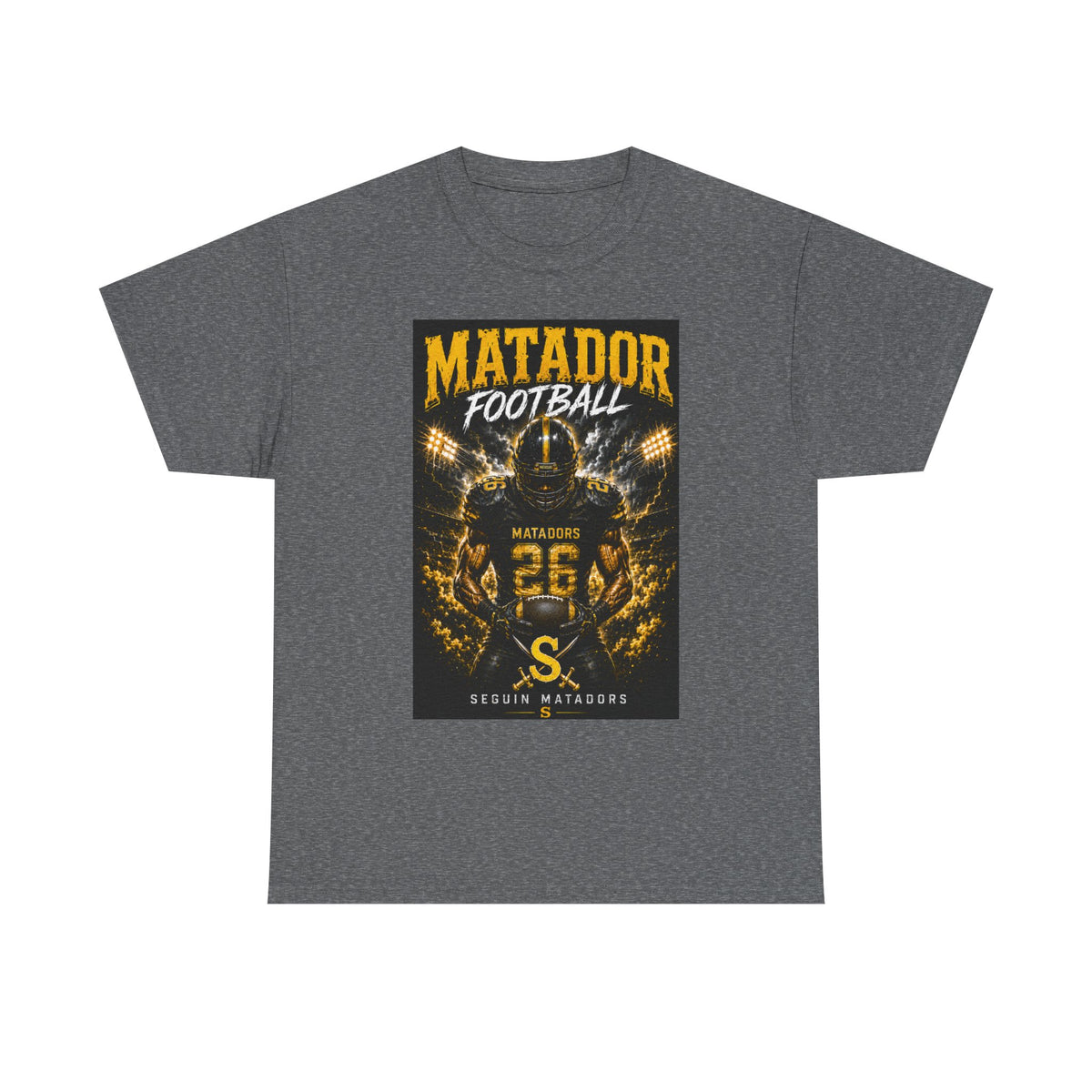 Matador Football Team Tee — Vintage Helmet Graphic Jersey Shirt