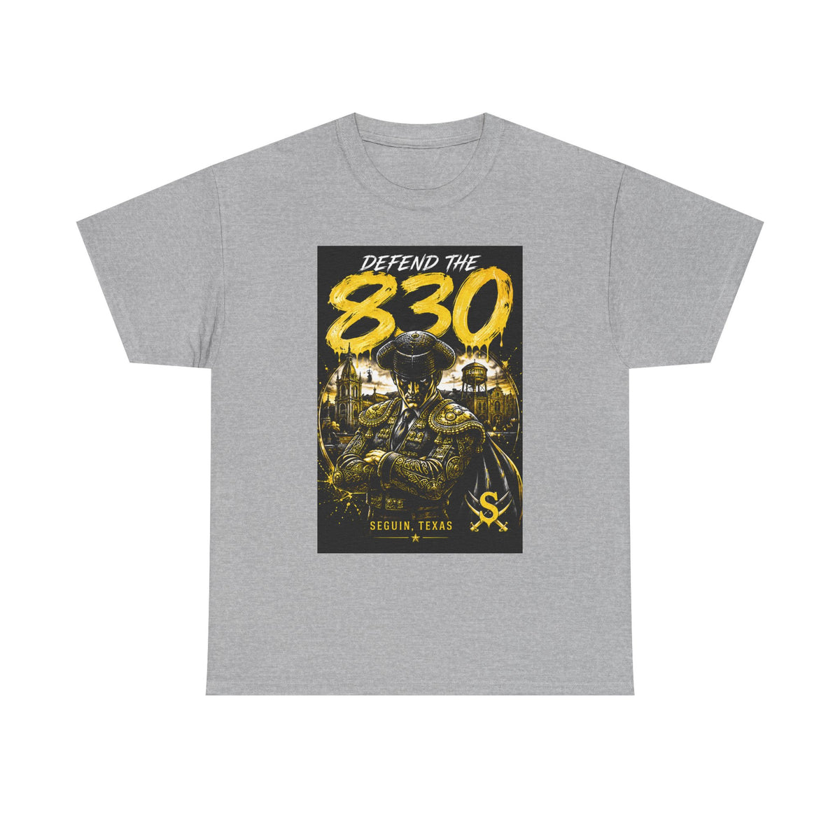 Defend The 830 Matador T-Shirt — San Antonio Pride, Military/Streetwear Graphic Tee