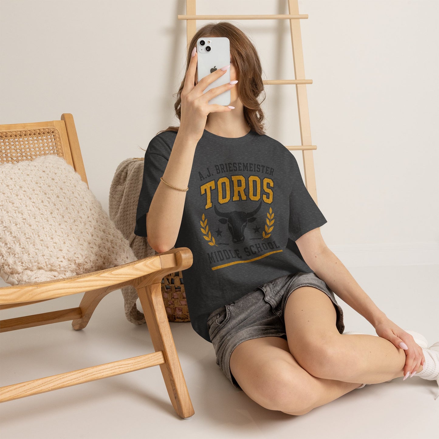 Toros Middle School Tee — A.J. Briesemeister School Spirit T-Shirt