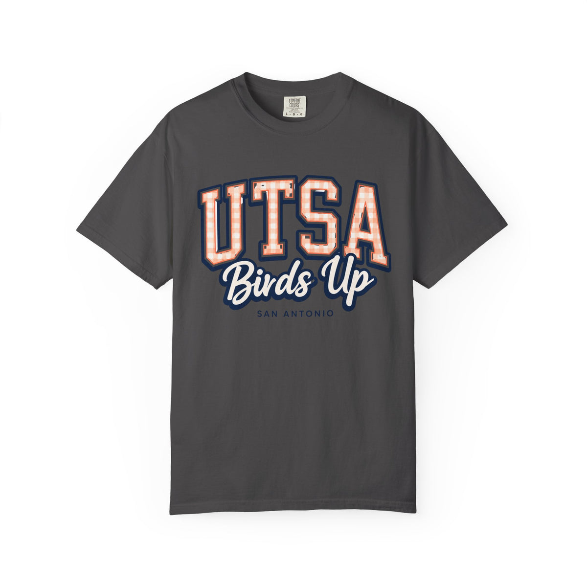 UTSA Birds Up T-Shirt — San Antonio Orange Garment-Dyed Tee