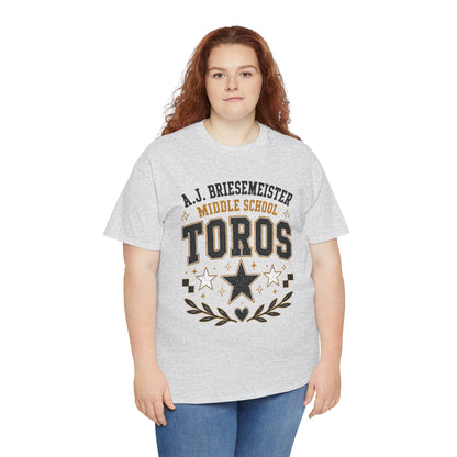 Toros Middle School Tee – A.J. Briesmeister School Spirit Shirt