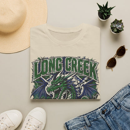 Long Creek Dragons T-Shirt — Vintage Green Dragon School Spirit Tee