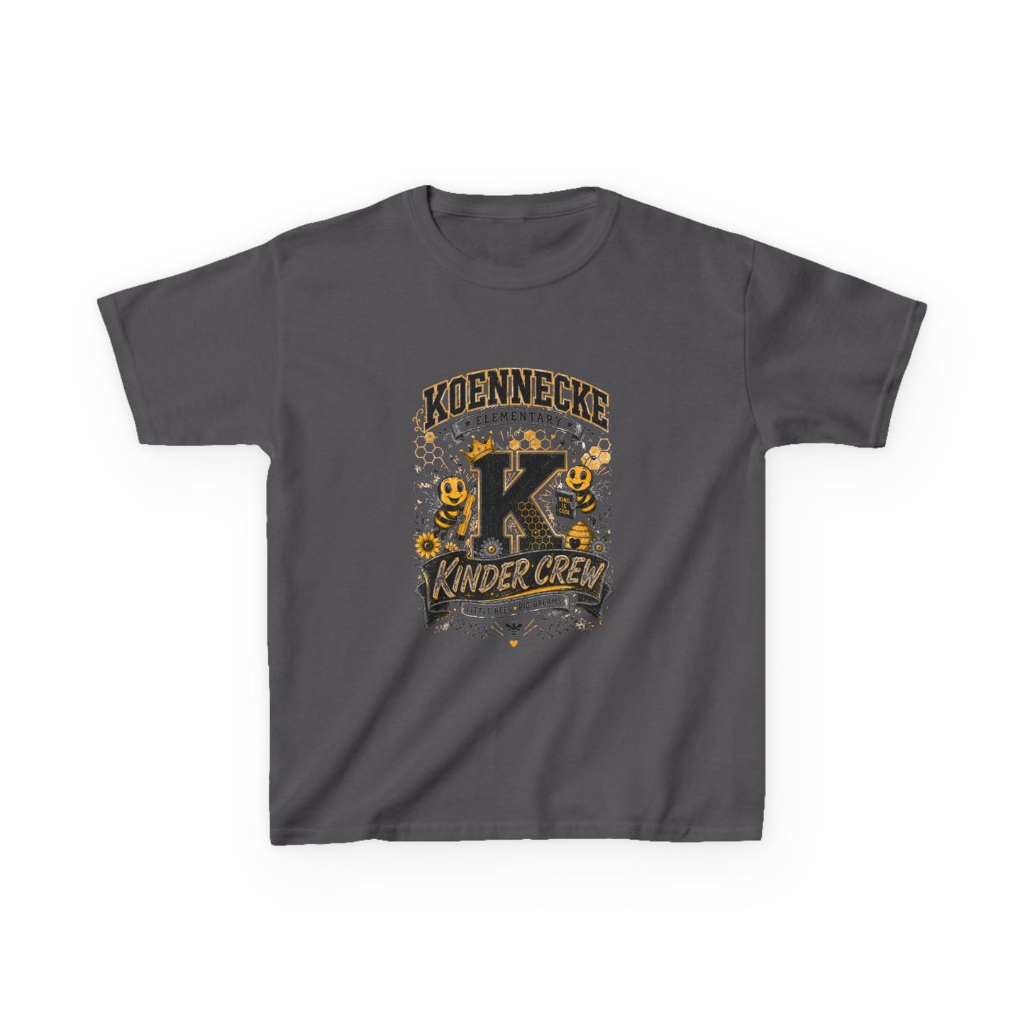 Kinder Crew Kids T-Shirt — 'Koennecke Kinder Crew' School Spirit Tee