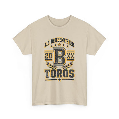 Toros Sports Crest Tee — A.J. Briesemeister Vintage Athletic Shirt