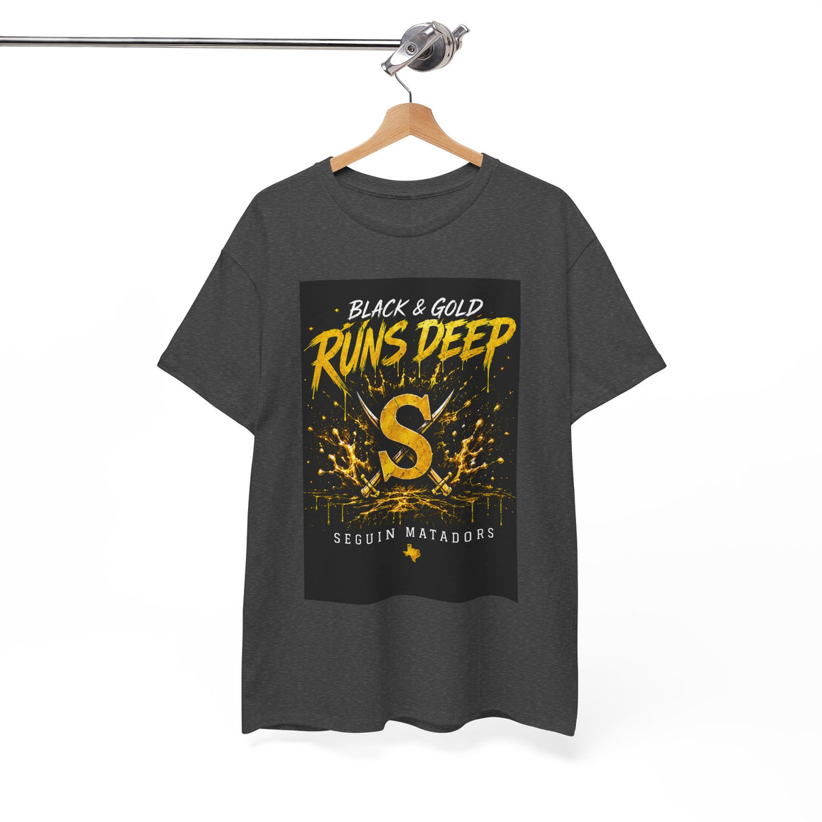 Seguin Matadors 'Black & Gold Runs Deep' T-Shirt