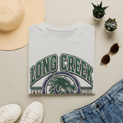 Long Creek High School Mascot T-Shirt — School Spirit Dragon Tee (Established 2010)