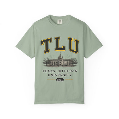 Texas Lutheran University T-Shirt — TLU Campus Vintage Graphic Tee