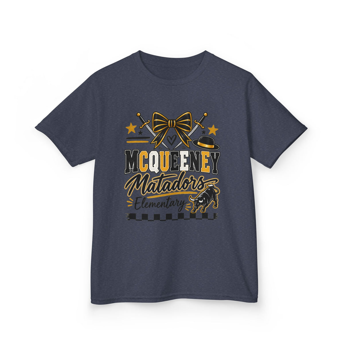 Kids Tee — McQueeny Matadors Elementary School Spirit Shirt