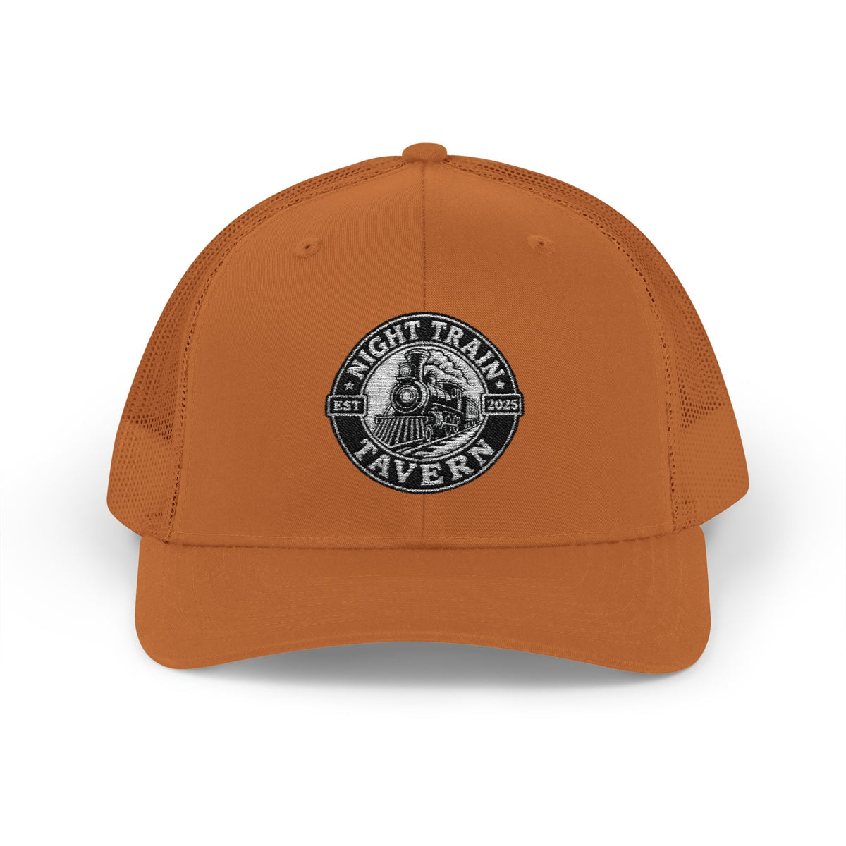 Night Train Tavern Trucker Cap-Embroidery